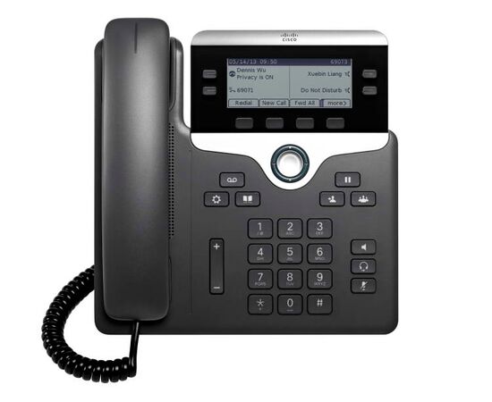 IP-телефон Cisco 7841 SIP Чёрный, CP-7841-K9=, фото 
