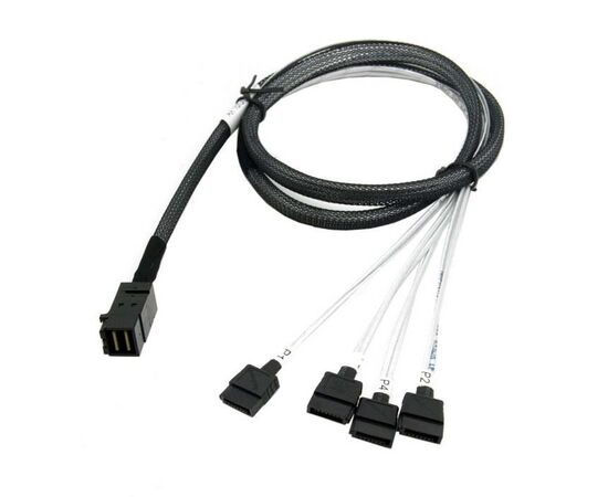 Кабель данных Intel Cable kit SFF-8643 -> 4 x SATA 0.90м (2 шт.), AXXCBL900HD7R, фото 