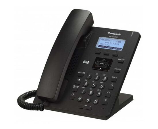 IP-телефон Panasonic KX-HDV100 SIP Чёрный, KX-HDV100RUB, фото 