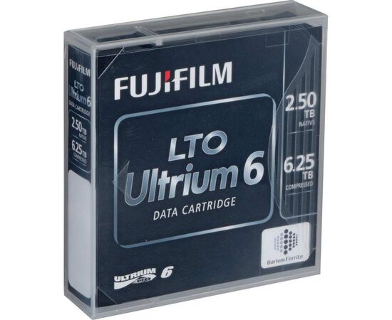 Лента Fujifilm LTO-6 2500/6250ГБ labeled 1-pack, 18496, фото 