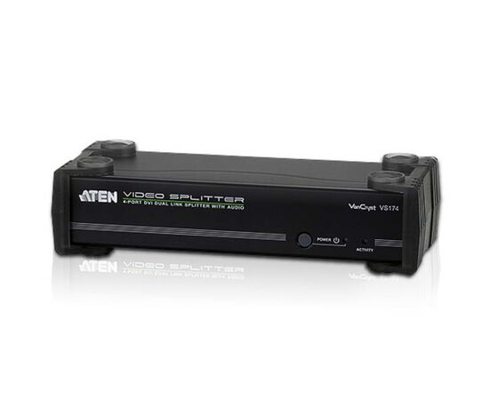 ATEN VS174-AT-G Разветвитель Video Splitter, DVI Dual Link+Audio, 1>4 монитора/port, фото 