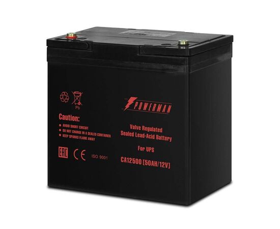 Батарея для ИБП Powerman CA12500, POWERMAN Battery 12V/50AH, фото 