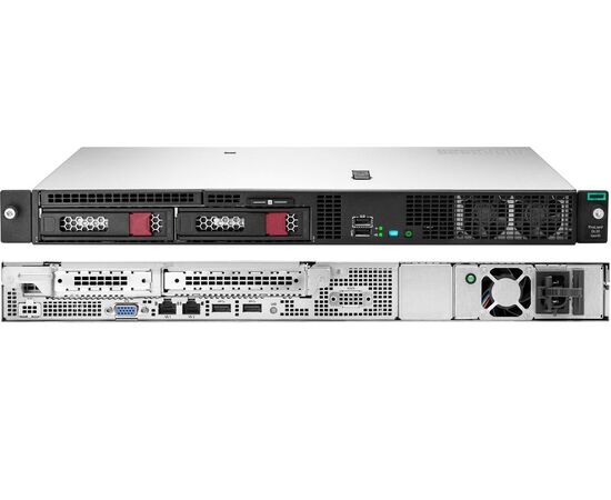 Сервер HPE ProLiant DL20 Gen10 P17077-B21 в корпусе RACK 1U, фото 