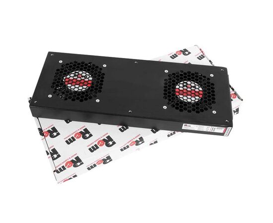Вентиляторный модуль ЦМО R-FAN-2J 2 вент. Без датчика цвет Чёрный, R-FAN-2J-9005, фото 