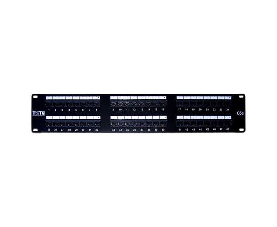 Патч-панель LANMASTER 48-ports UTP RJ-45 2U, TWT-PP48UTP, фото 