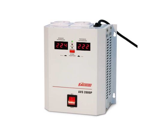 Стабилизатор Powerman AVS-P 2000ВА in110-260В out220V, POWERMAN AVS-2000P, фото 