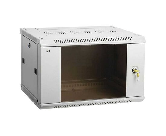 Настенный шкаф ITK LINEA W 9U Ш600xГ450мм Серый, LWR3-09U64-GF, фото 