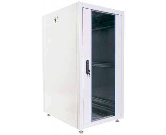 Шкаф серверный ЦМО ЭКОНОМ ШТК-Э-24.6.6-13АА 24U 600 мм дверь стекло, дверь металл, фото 