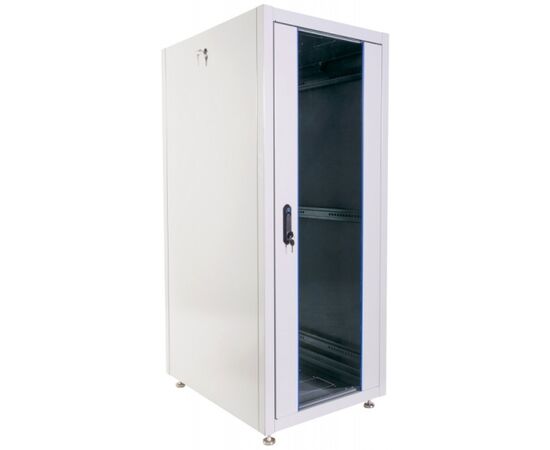 Шкаф серверный ЦМО ЭКОНОМ ШТК-Э-30.6.6-13АА 30U 600 мм дверь стекло, дверь металл, фото 