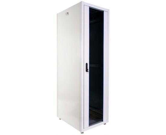 Шкаф серверный ЦМО ЭКОНОМ ШТК-Э-48.6.8-13АА 48U 800 мм дверь стекло, дверь металл, фото 
