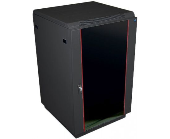 Шкаф серверный ЦМО ШТК-М-18.6.8-1ААА-9005 18U 800 мм дверь стекло, черный (ШТК-М-18.6.8-1ААА-9005), фото 