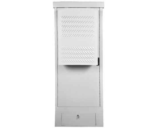 Шкаф уличный напольный ЦМО ШТВ-1-18.7.9-К3АА-ТК 18U 900 мм, 2 двери, кондиционер, серый, фото 