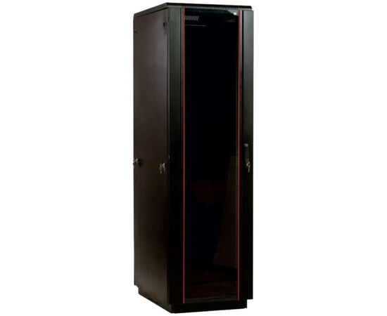 Шкаф серверный ЦМО ШТК-М-33.6.8-1ААА-9005 33U 800 мм дверь стекло, черный, фото 