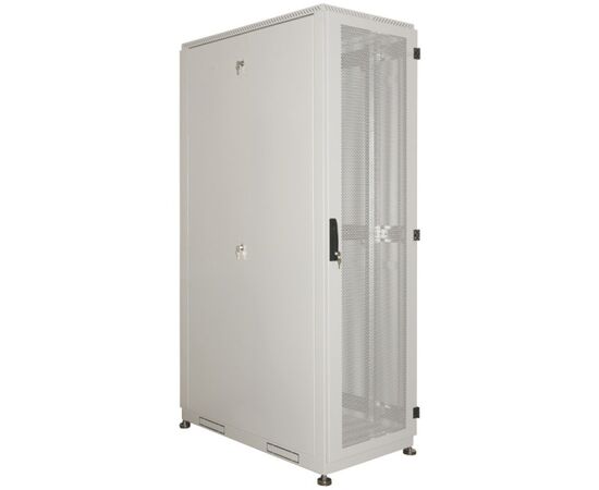 Шкаф серверный ЦМО ШТК-С-42.6.10-44АА 42U 600x1050мм дверь перфорированная 2 шт, серый, фото 