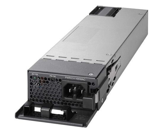Блок питания Cisco Catalyst 3850/9300 80+ Platinum 1100Вт, PWR-C1-1100WAC-P=, фото 
