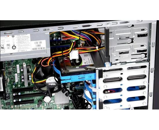 Сервер Supermicro T100 Intel Xeon E-2224, DDR4 ECC, до 6 дисков 3.5", 2 x 1Gbit Lan, блок питания 400W Gold, IX-T100-2224, фото , изображение 3