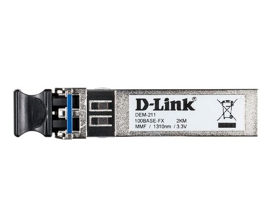 Трансивер D-Link SFP 100Base-FX Многомодовый, DEM-211/DD, фото , изображение 2