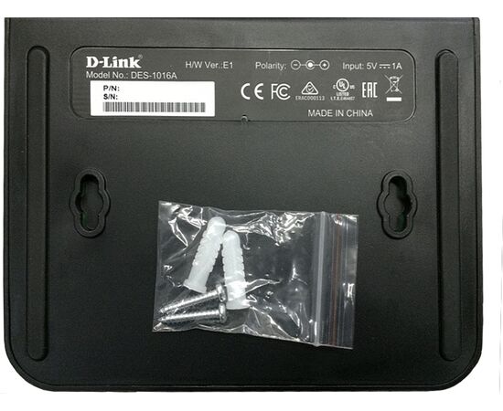 D-Link DES-1016A - неуправляемый коммутатор с 16 портами 10/100Base-TX, фото , изображение 3