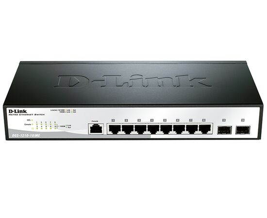 Коммутатор D-Link DGS-1210-10/ME Управляемый 10-ports, DGS-1210-10/ME/A1A, фото , изображение 2