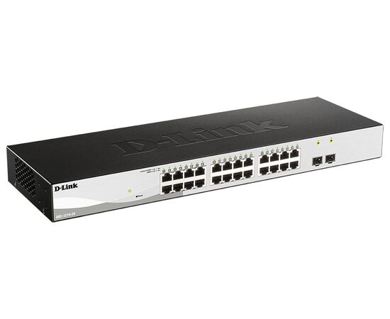 D-Link DGS-1210-26 настраиваемый коммутатор WebSmart с 24 портами 10/100/1000Base-T и 2 портами 1000Base-X SFP, фото , изображение 2