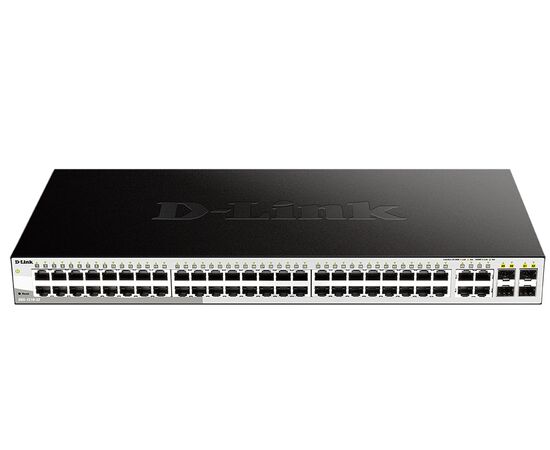 Коммутатор D-Link DGS-1210-52/FL, Управляемый L2 коммутатор с 48 портами 10/100/1000Base-T + 4 комбо-портами 100/1000Base-T/SFP, фото , изображение 2