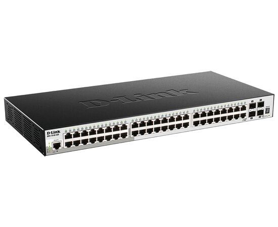Коммутатор D-Link DGS-1510-52X стекируемый гигабитный SmartPro с 48 портами 10/100/1000Base-T 4 портами 10G SFP+, фото , изображение 2