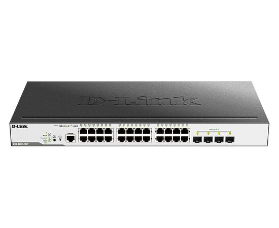 Коммутатор D-Link DGS-3000-28LP 24-PoE Управляемый 28-ports, DGS-3000-28LP/B1A, фото , изображение 2