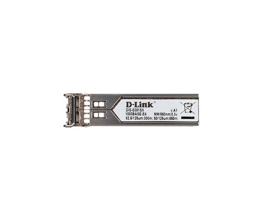 Промышленный SFP-трансивер D-Link S301SX/A1A с 1 портом 1000Base-SX для многомодового оптического кабеля, фото 