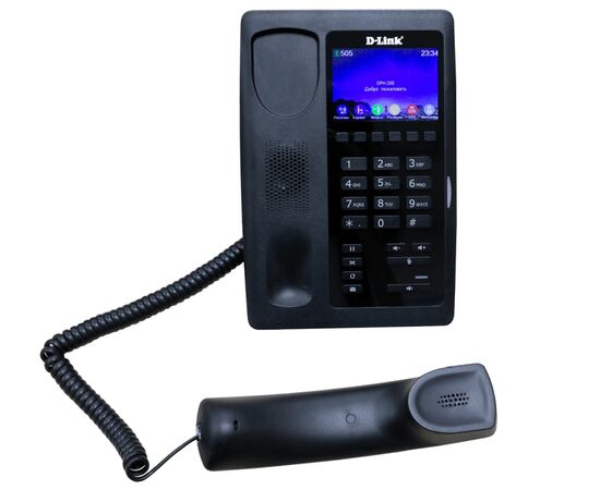 IP-телефон D-Link DPH-200SE SIP Чёрный, DPH-200SE/F1A, фото , изображение 2