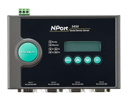 Ethernet сервер последовательных интерфейсов MOXA NPort 5450-T, фото 