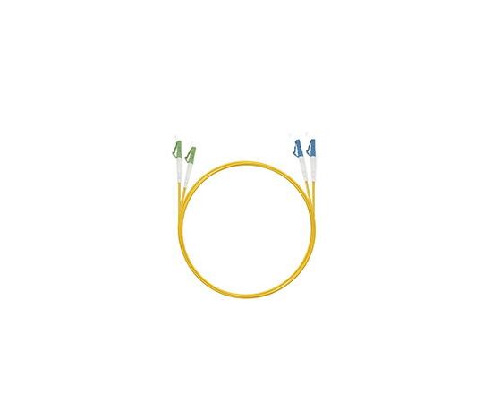 Cabeus FOP(d)-9-LC/APC-LC/UPC-2m Шнур оптический duplex LC/APC-LC/UPC 9/125 sm 2м LSZH, фото 