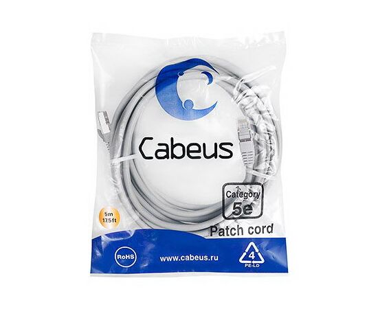 Cabeus PC-FTP-RJ45-Cat.5e-15m Патч-корд F/UTP, фото 