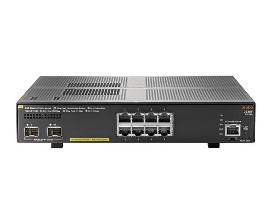 Коммутатор Aruba 2930F 8G PoE+ 2SFP+ Switch JL258A, фото 