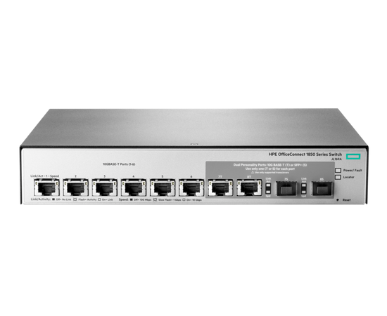 Коммутатор HPE OfficeConnect 1850 6XGT and 2XGT/SPF+ Switch JL169A, фото 