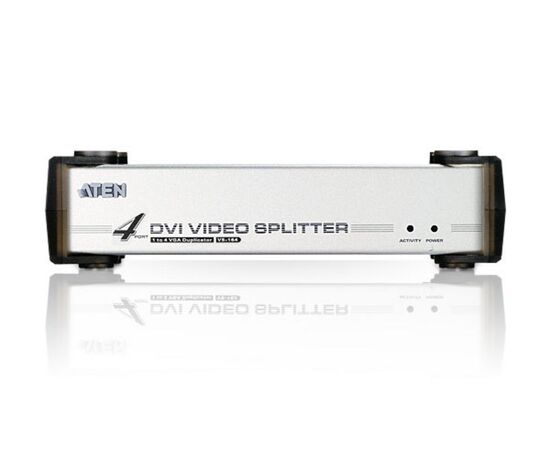 ATEN VS164-AT-G Разветвитель Video Splitter, DVI Single Link+Audio, 1> 4 монитора/port, 5 метр., F, без шнуров, Б.П.220> 5.3V, фото , изображение 2