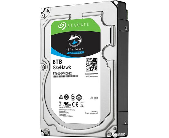 Жесткий диск Seagate Skyhawk SATA III (6Gb/s) 3.5" 8TB, ST8000VX0022, фото 