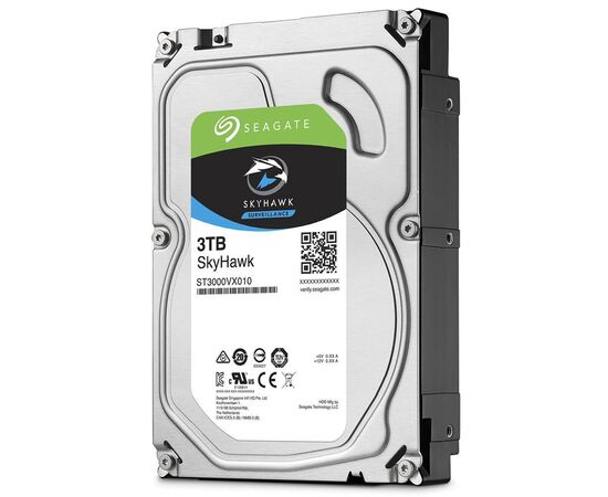 Жесткий диск Seagate Skyhawk SATA III (6Gb/s) 3.5" 3TB, ST3000VX010, фото 