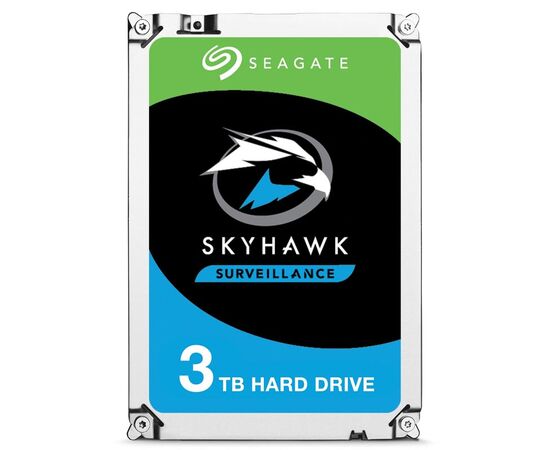 Жесткий диск Seagate Skyhawk SATA III (6Gb/s) 3.5" 3TB, ST3000VX009, фото 