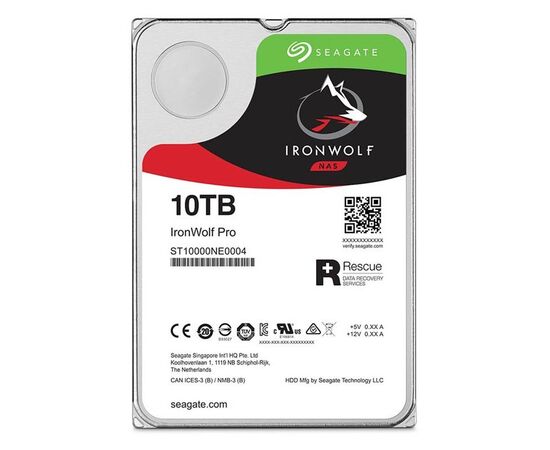 Жесткий диск Seagate IronWolf Pro SATA III (6Gb/s) 3.5" 10TB, ST10000NE0004, фото 