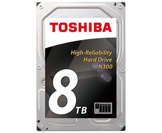 Жесткий диск Toshiba N300 SATA III (6Gb/s) 3.5" 8TB, HDWN180UZSVA, фото 
