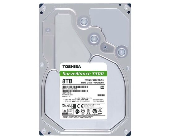 Жесткий диск Toshiba S300 SATA III (6Gb/s) 3.5" 8TB, HDWT380UZSVA, фото 