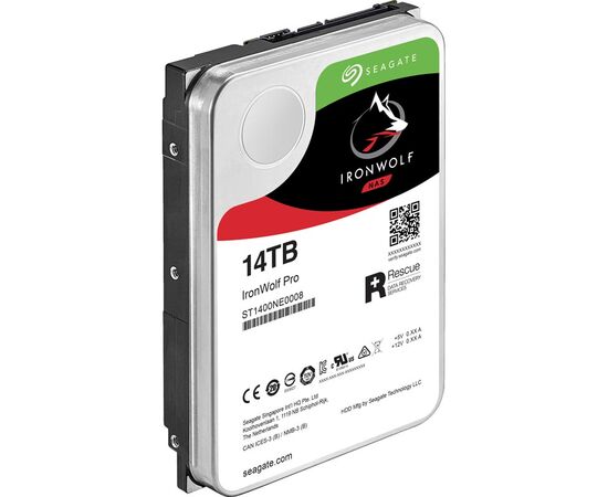 Жесткий диск Seagate IronWolf Pro SATA III (6Gb/s) 3.5" 14TB, ST14000NE0008, фото 
