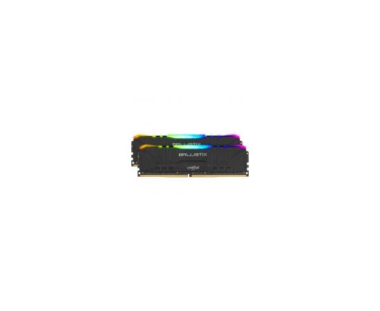 Комплект памяти Crucial Ballistix RGB Black 16GB DIMM DDR4 3200MHz (2х8GB), BL2K8G32C16U4BL, фото 