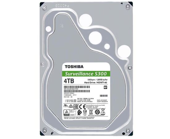 Жесткий диск Toshiba S300 SATA III (6Gb/s) 3.5" 4TB, HDWT140UZSVA, фото 