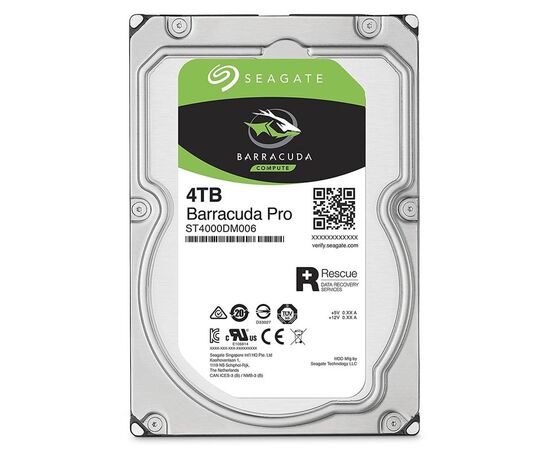 Жесткий диск Seagate BarraCuda Pro SATA III (6Gb/s) 3.5" 4TB, ST4000DM006, фото 