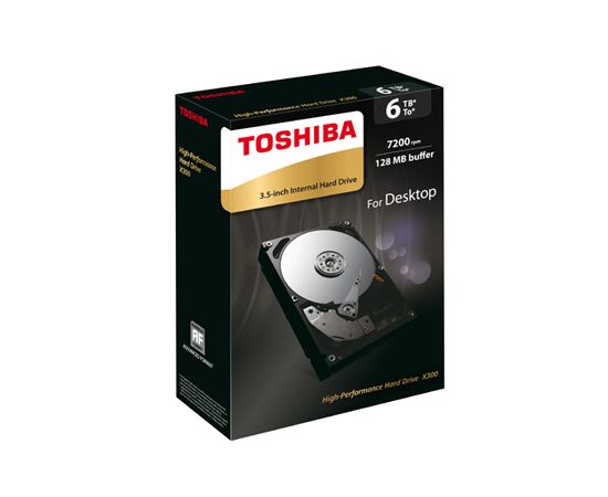 Жесткий диск Toshiba X300 SATA III (6Gb/s) 3.5" 6TB, HDWE160EZSTA, фото 
