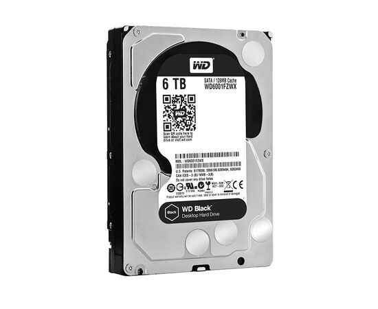 Жесткий диск WD Black SATA III (6Gb/s) 3.5" 6TB, WD6002FZWX, фото 