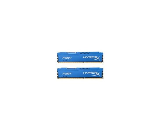 Комплект памяти Kingston HyperX FURY Blue 16GB DIMM DDR3 1600MHz (2х8GB), HX316C10FK2/16, фото 