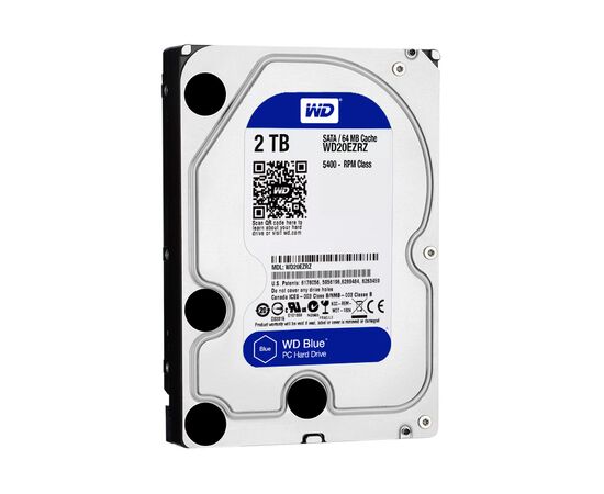 Жесткий диск WD Blue SATA III (6Gb/s) 3.5" 2TB, WD20EZRZ, фото 