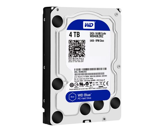 Жесткий диск WD Blue SATA III (6Gb/s) 3.5" 4TB, WD40EZRZ, фото 
